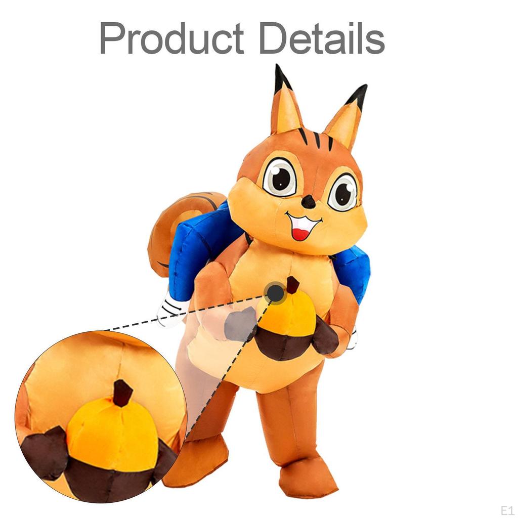 Aufblasbares Eichhörnchen-Kostüm Aufblasbare Kostüme für Feiertags-Bühnenaufführungen