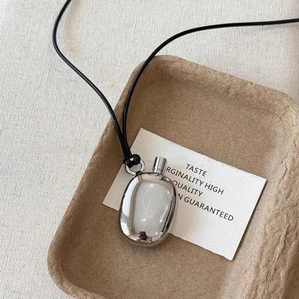 Metal Kettle Pendant Necklace Long Women Necklace New Sweater Chain  Jewelry Accessories