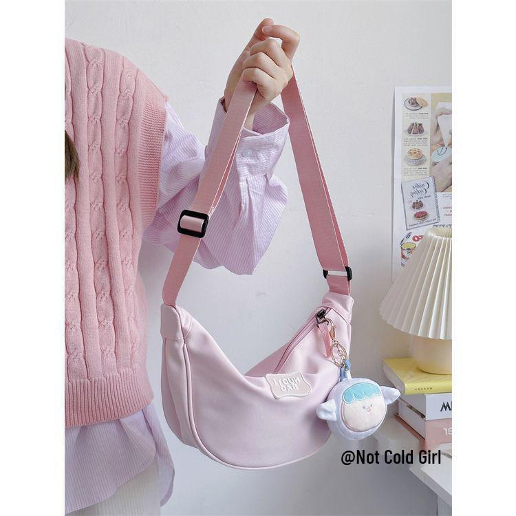 Macaron Minimalist Small Crossbody Bag for Women - Japanese Mori Girl Style