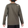 The North Face Long Sleeve Shiretokotoko Organic Shiretoko New Size 120 Kids' Tee, Unisex, Cotton, Taupe,