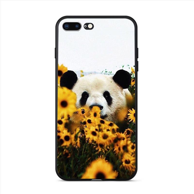 Pouzdro na mobil s vysokým rozlišením, roztomilá panda, pro iPhone 13 12 Mini 11 Pro Max XS Pevné pouzdro na mobilní telefon X XR SE 8 7 Plus 5 6 Cover
