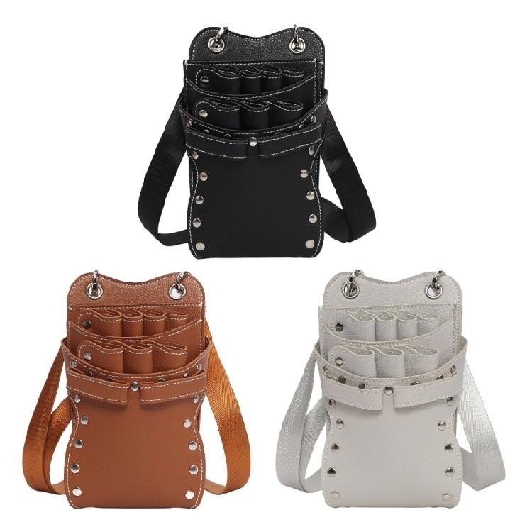 Multi Functional 7 Pocket Hairdressing Accessories Organizer Adjustable Shoulder Strap Salon Barbers Storage Case