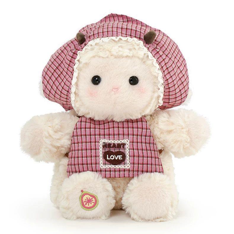 Hug Baby Sheep Plush Toy: Cute Cartoon Cushion for Kids