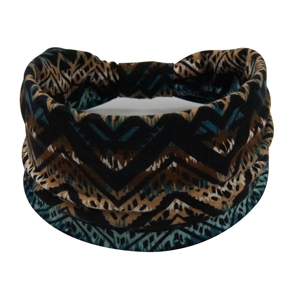 Bohemian Cashew Yoga Übung Stirnband Anti Schweiß und Feuchtigkeit Absorbieren Elastische Baumwolle Stirnband Knoten Stirnband