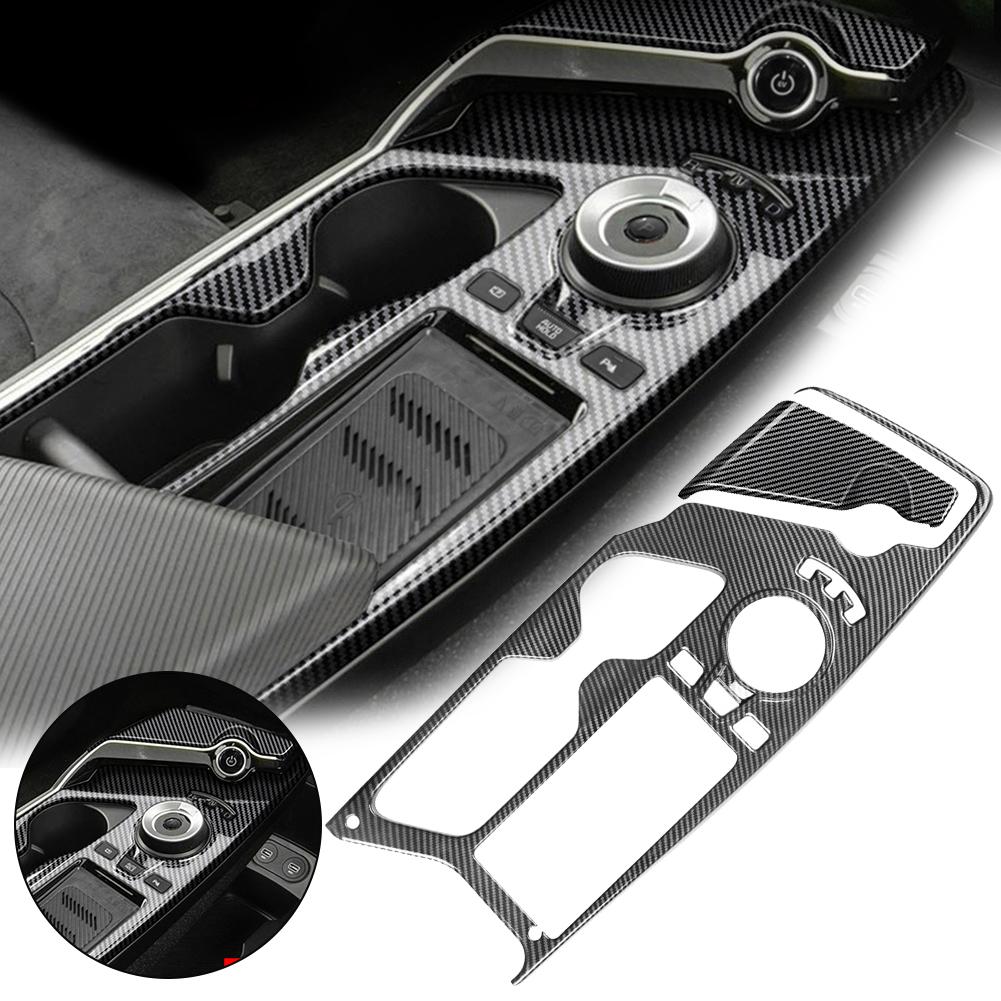 Add a Personalized Touch To Your For Kia EV6 RHD with Carbon Fiber Texture ABS Center Control Panel Cover Trim