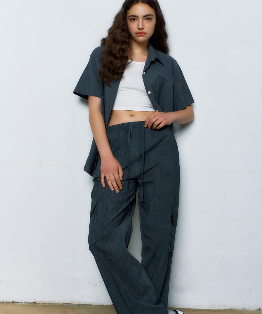 MANAVIS7 Neff Cargo Pants [Charcoal]