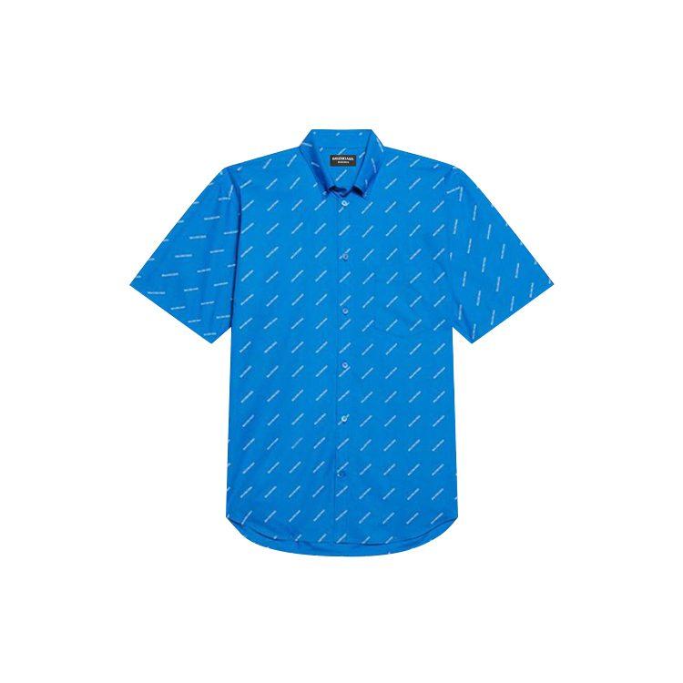 Balenciaga All Over Logo S/S Shirt 534332TBL967560