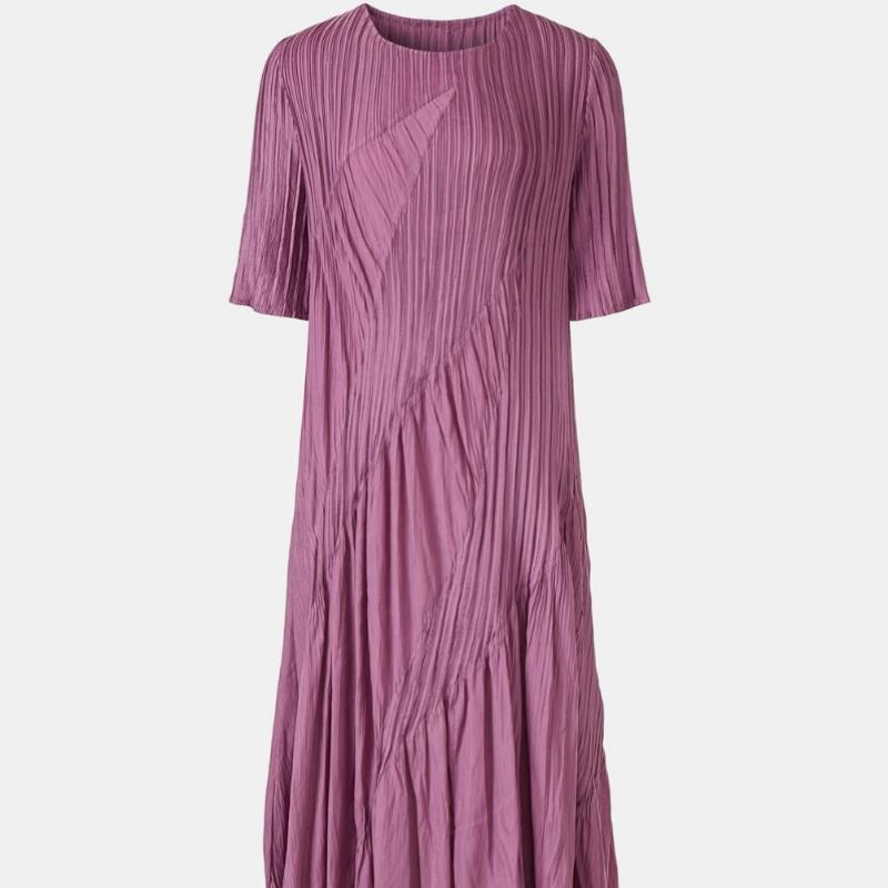 Pleats Me Patch Pleated Dress Ppopm126012