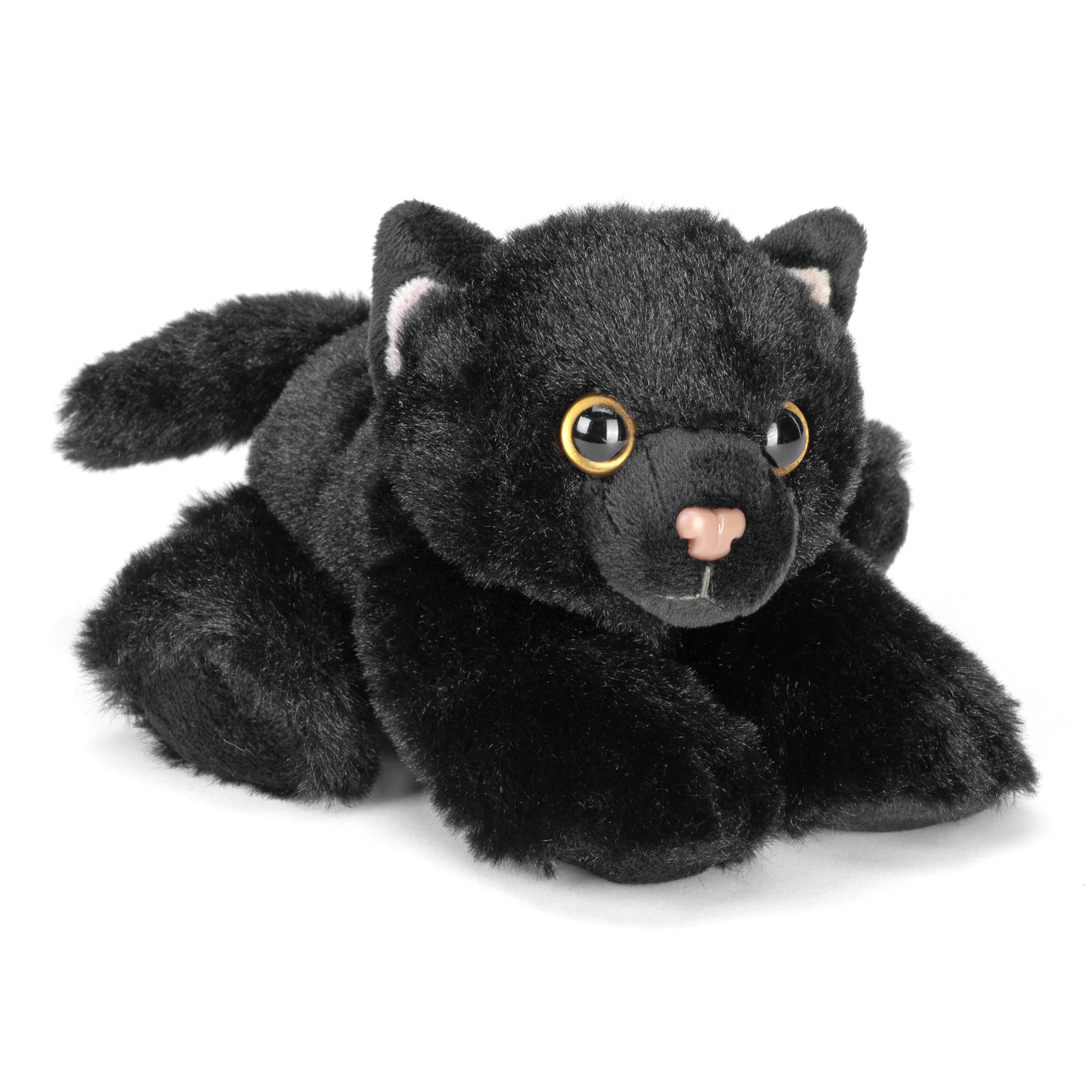 

Wild Republic Animal Series Black Cat Plush Soft W10 x D17 x 18089 Toy, Mini, Material, H10cm, чорний