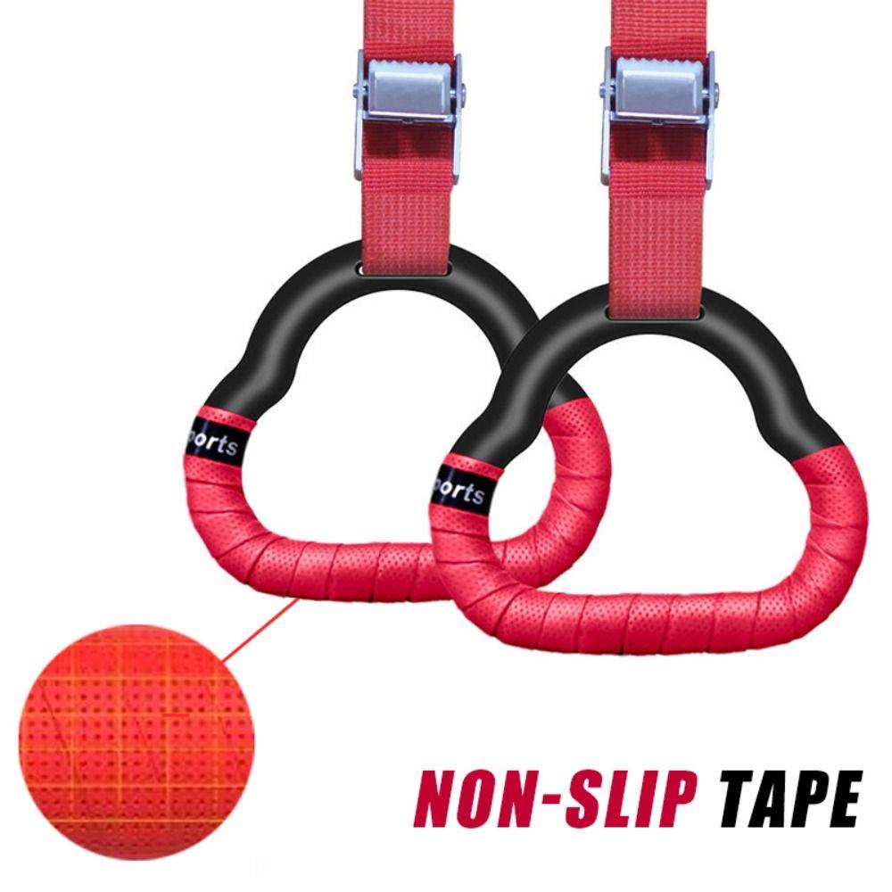 Adjustable Straps Kids Gymnastics Rings Arm Strength Children's Sports Toys  Fitness Equipment