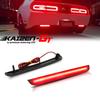 2PCS Smoked / Red Lens Red LED Car Rear Bumper Reflector Tail/Brake Lights Rear Fog Lights For Dodge Challenger 2015-2022 12V