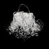 Santa Claus Beard Curly Fluffy Costume Adults/Kids Christmas Performance Santa Fake White Handlebar Mustache For Party NEW