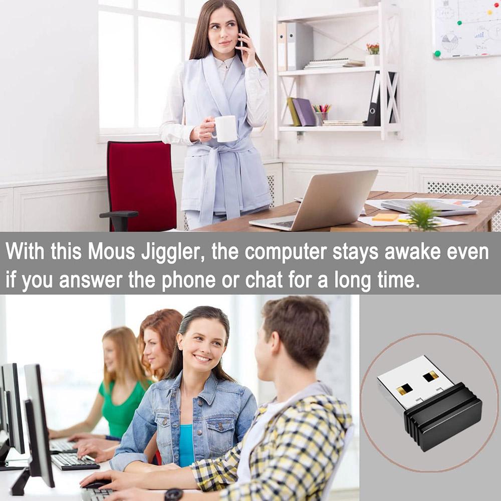 Mouse Jiggler Mover Wiggler Undetectable Shaker For Computer Laptop Plug & Play