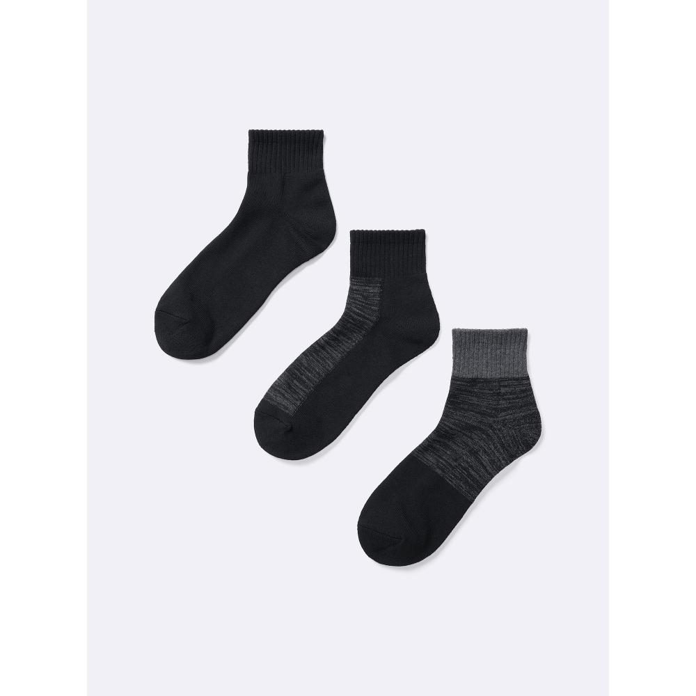

Gu By Uniqlo Носки до щиколотки 3 пары A 09 BLACK/2729cm