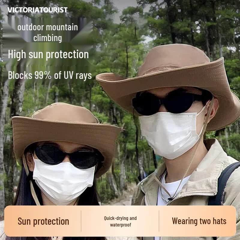 

VICTORIATOURIST Outdoor Anti-UV Bucket Sun Hat One Size