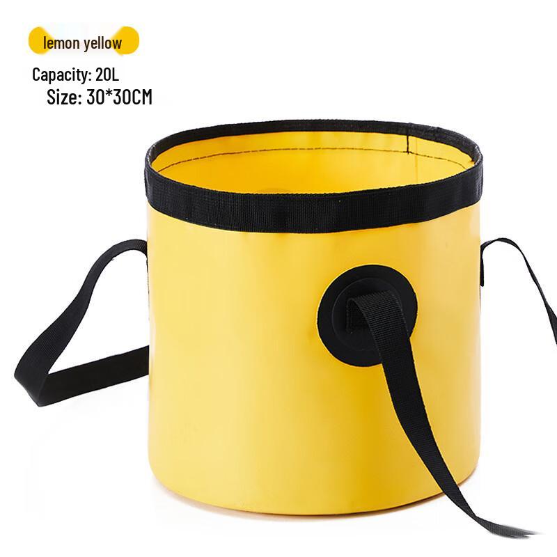 OLOMM Foldable Portable Outdoor Bucket 20L