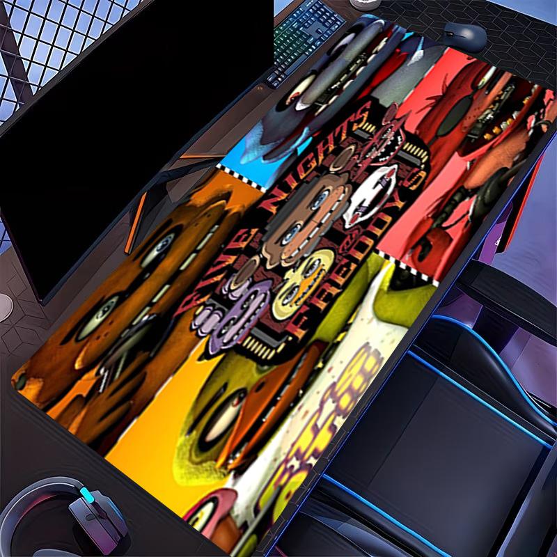 Ποντικοουαλί Five Nights at Freddy's, για Πληκτρολόγιο Pad Laptop PC Mat για Γραφείο Οικιακή Χρήση, Διακόσμηση Γραφείου, Τέλειο Δώρο Γενεθλίων για Παίκτες