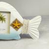 Scallop Fish shaped Starfish Photo Frame, 3-inch Wedding Photo Frame Stand, Display Platform, Home Decoration Decoration Ornament