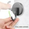 10/1PC Suction Cup Hooks Bathroom Shower Towel Robe Hook Waterproof Removable Door Wall Mounted Holder Glass Tile Sucker Hanger