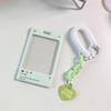 Simple Student Kids Lanyard Card Holder Slim Wallet Boys Pu Id Certificate Bus Door Credit Card Bag for Girls Zipper Coin Purses