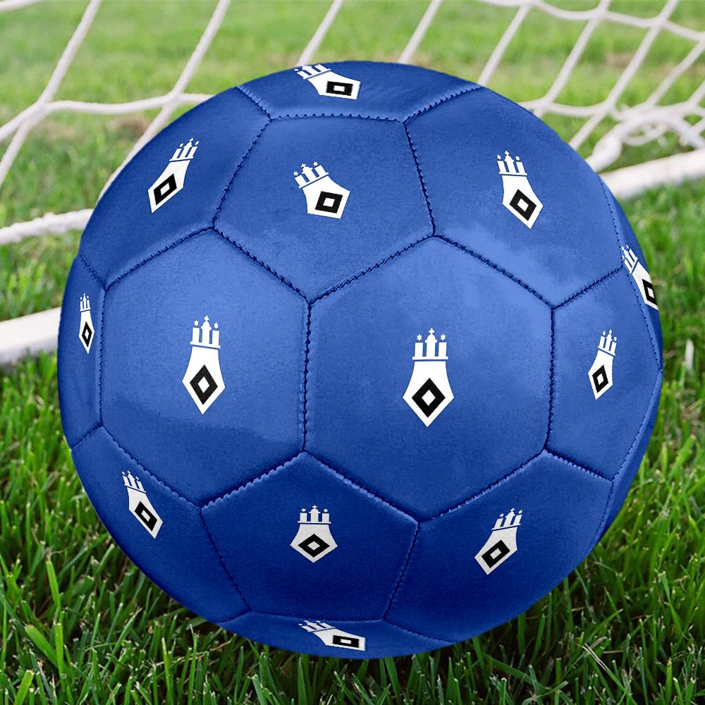 Hamburger SVIndoor Soccer Ball Colorful All Ages Machine Stitched PVC Competition Ready Durable High-Bounce