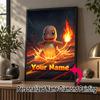 Personalized Charmander Diamond Art Custom Name 5D Diamond Painting Full Drill DIY Craft