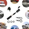 Sturdy Carbon Steel Trailer Fastening Device Featuring Quiet Design And Quick Push To Secure System