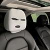 Universal Car Headrest Cover Funny Car Seat Face Mask Ski Mask Wrap Protection Vehicle Front Head Rest Protectors Accessories
