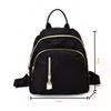 Female Backpack Large Capacity Anti-Theft Backpack Simple Black Bags For Women Girls Travel Rucksack Soft Nylon Shoulder Bag