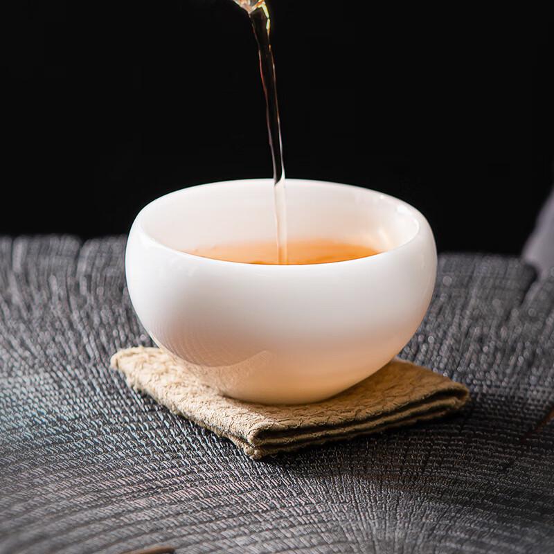 Su s Ice White Porcelain Arhat Master Tea Cup