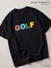 Tyler The Creator Maglietta Nera Golf Ritorna
