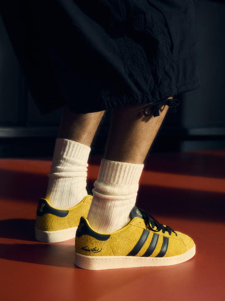Chaussures Adidas Jabbar Lo X Collaboration Bruce Lee Baskets Style Rétro Basses - Adidas Feuille à Trois Feuilles JR1597