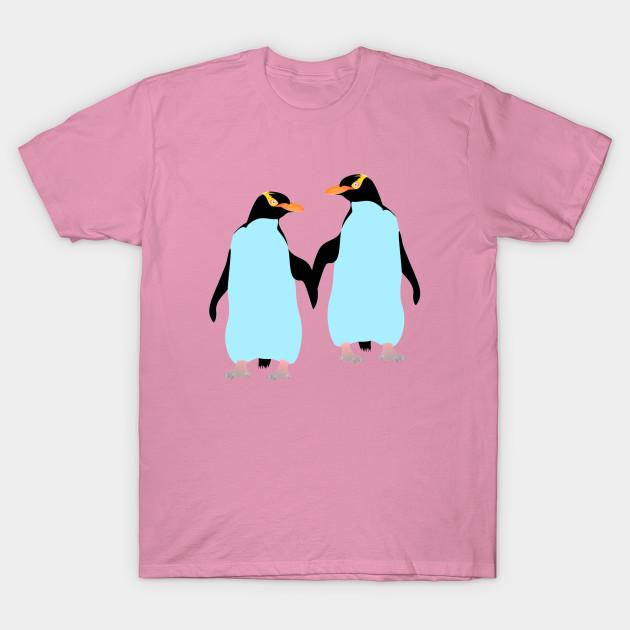 T Shirt Women Gay Penguin Couple Harajuku Print Kawaii Tshirt Summer Short Sleeve Female T-Shirt Top Tee