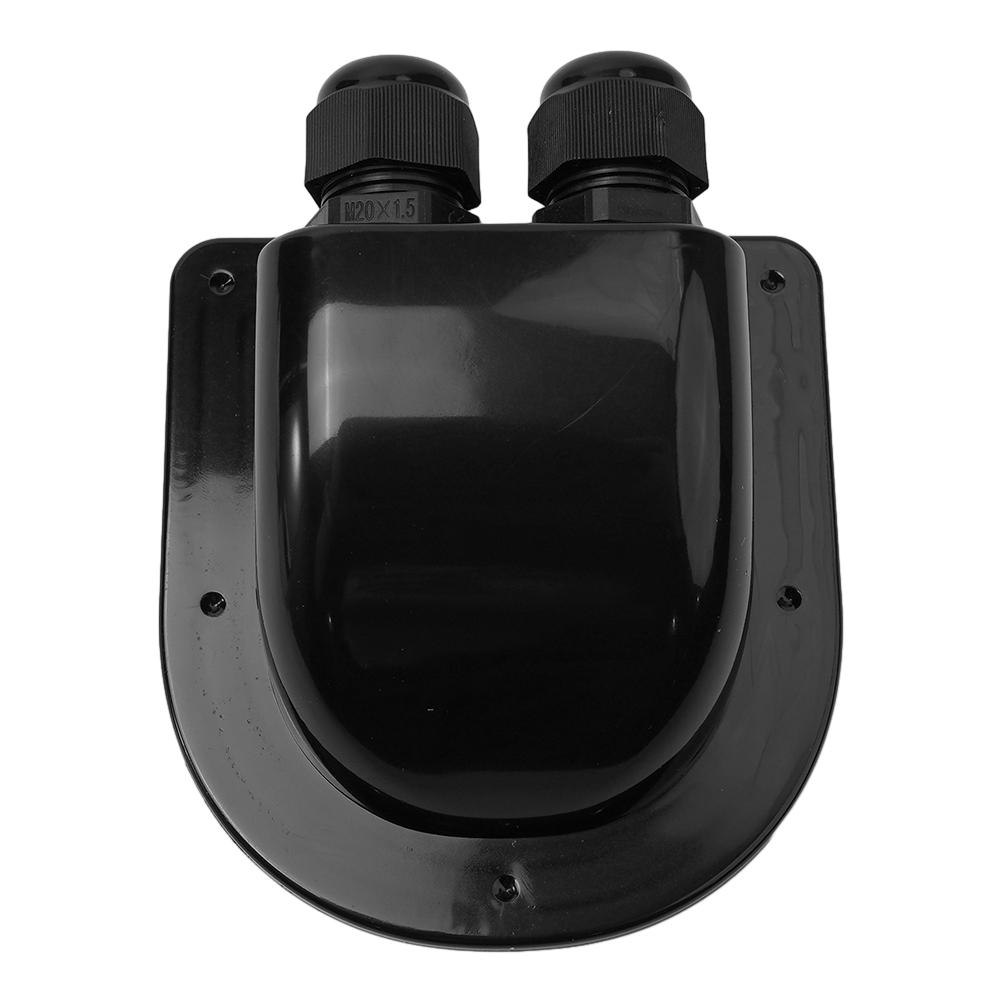 Cable Guide Connector 1PCS Box 4.25*3.89*1.73inch For Motorhome Photovoltaic RV Solar Waterproof Curved Design
