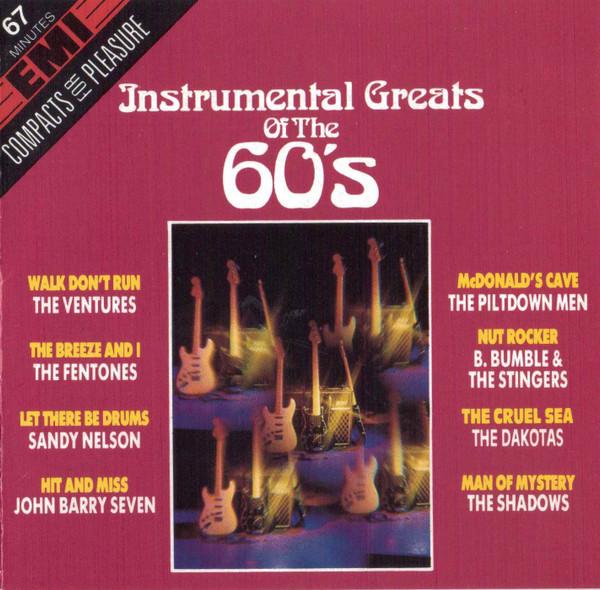 CD VARIOUS - Instrumental Greats Of The 60's CC260,CDB794226 EMI Compacts Fo 1990 UK Rock Used