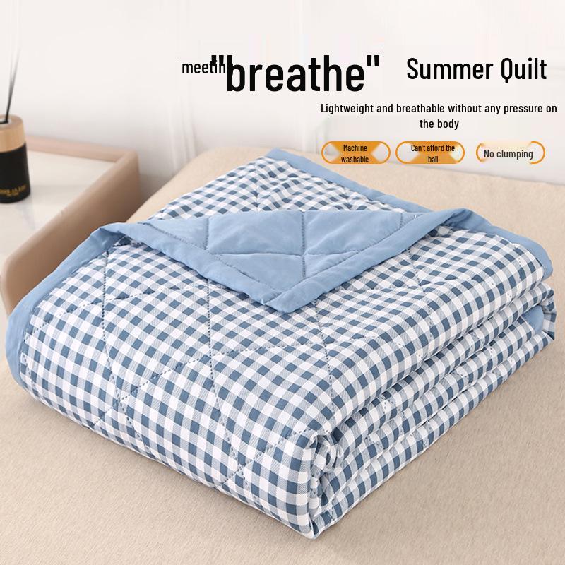 

Японська літня ковдра з праної бавовни: Легкий, Прохолодний і Можна прати в машині 100*150cm ~1.1 jin [Random Pattern]