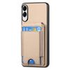 For Samsung Galaxy S25 Edge Case with Card Holder Kickstand Leather Back Cover