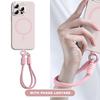 Lanyard Phone Case For iPhone 15 14 16 Plus 11 12 13 16 Pro Max Magsafe Liquid Silicone Magnetic Strap Charge Protector Cover