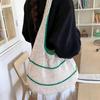 Spring Summer Woven Tote Bag Dopamine Color Shoulder & Underarm Bag Trendy Casual Beach Hollow Out Handbags