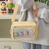 New Y2K Charming Ita Knapsack Roomy Commute Knapsack Female Transparent DIY Display Rucksack Open-air Trend Journey School Tote
