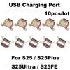 10pcs USB Charging Port Connector for SamSung Galaxy S25 S24 S23 S22 S21 S20 S10 Plus Ultra FE A12 A11 A52 A72 Charge Port Plug