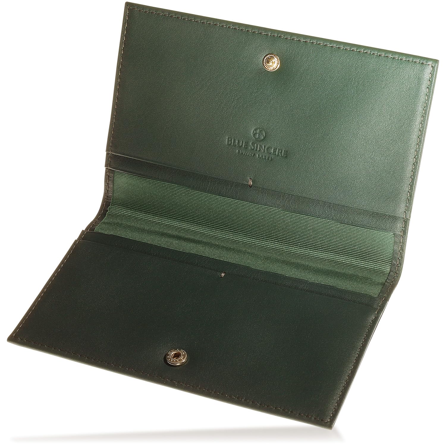 

Тонкий кошелек из натуральной кожи для сберегательной книжки вмещает 8, 4 кожаных чехла для паспортной карты TC5 [BLUE SINCERE], чехол, антимагнитный, для карт, сберегательных книжек, чехол, / (Темно-зеленый)