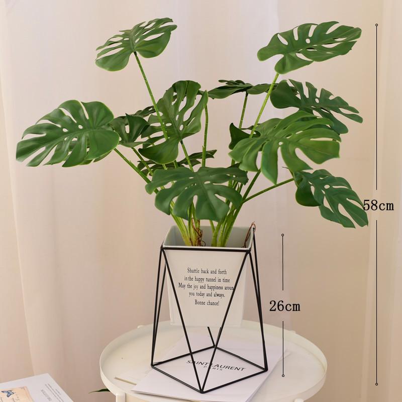 Nordic Green Artificial Plants: Dried Flower Ornaments for Home or Office Decor