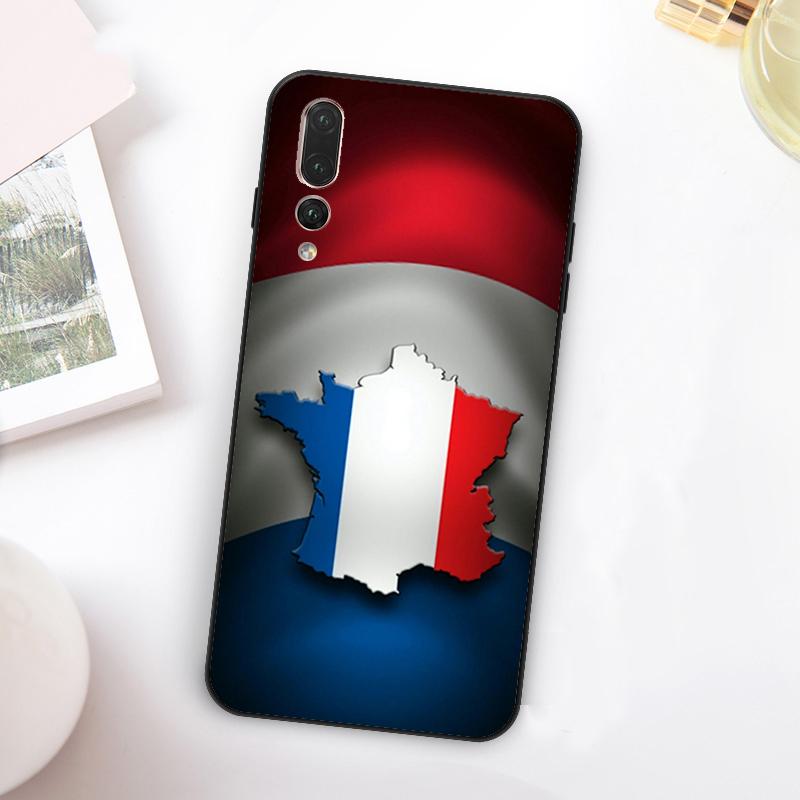 France Flag For Huawei Nova 11 10 9 SE Y70 Y60 Y90 Y61 Y91 Y73 Y72 12i 11i 8i P30 P40 Lite P60 Pro Case