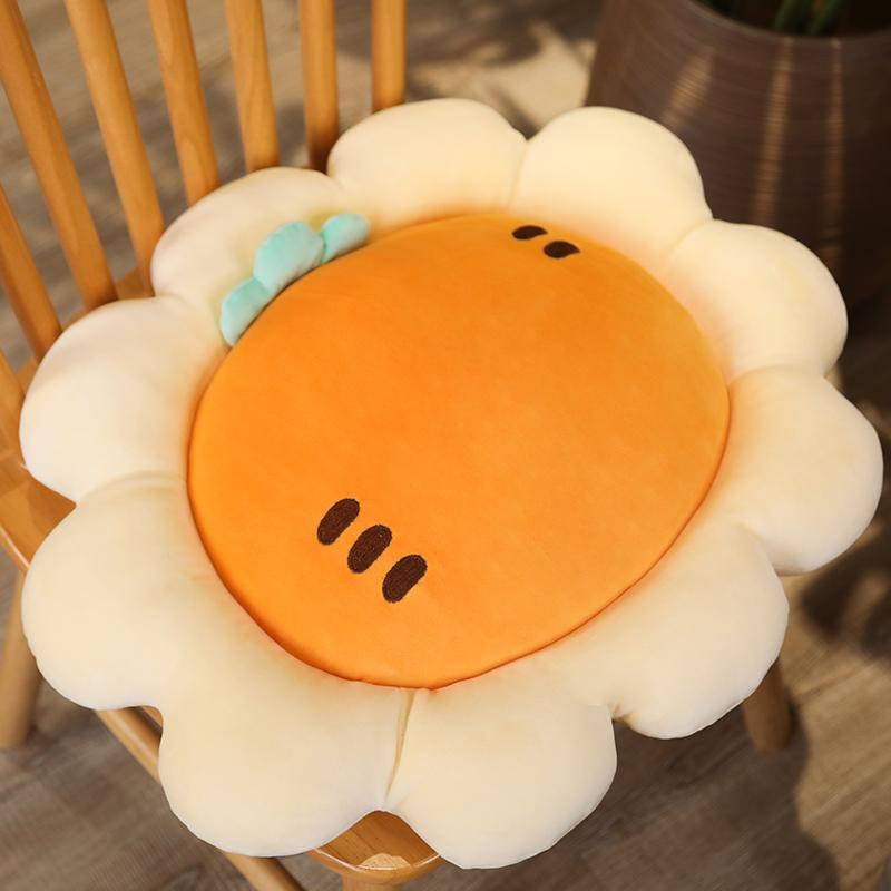 

Lovely 45cm Fresh Colorful Flower Plush Pillow Plush Cartoon Animal Stuffed Doll Chair Cushion Sofa Lovers Birthday Present Gifts 45cm