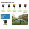 1Pcs Garden Lawn Irrigation Rotary Sprinkler Adjustable Ray Jet Nozzle Sprinkler With 90/180/270/360 Arc 5.5-8.0 Meters Range