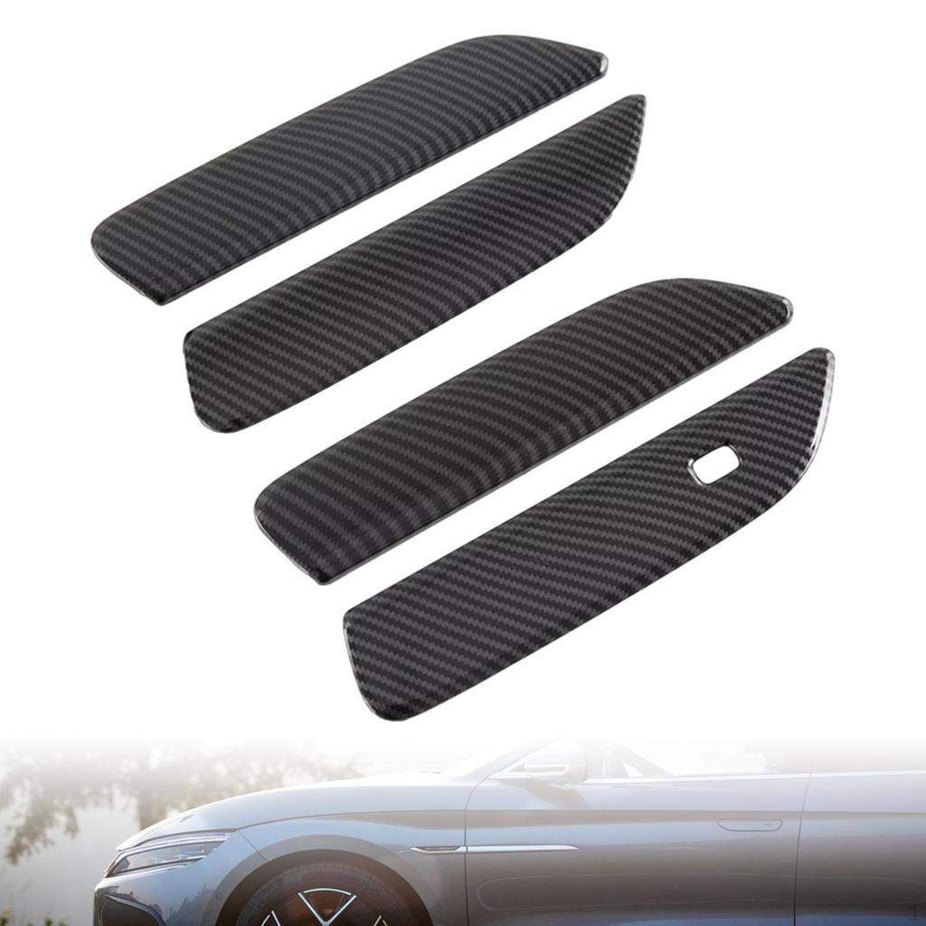 4 Pieces Car Door Handle Covers Decorative Sticker Auto Stickers Fashionable Protection Cover for