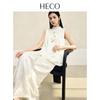 HECO Light Feather Women's Acetate Jacquard Wide-Leg Pants