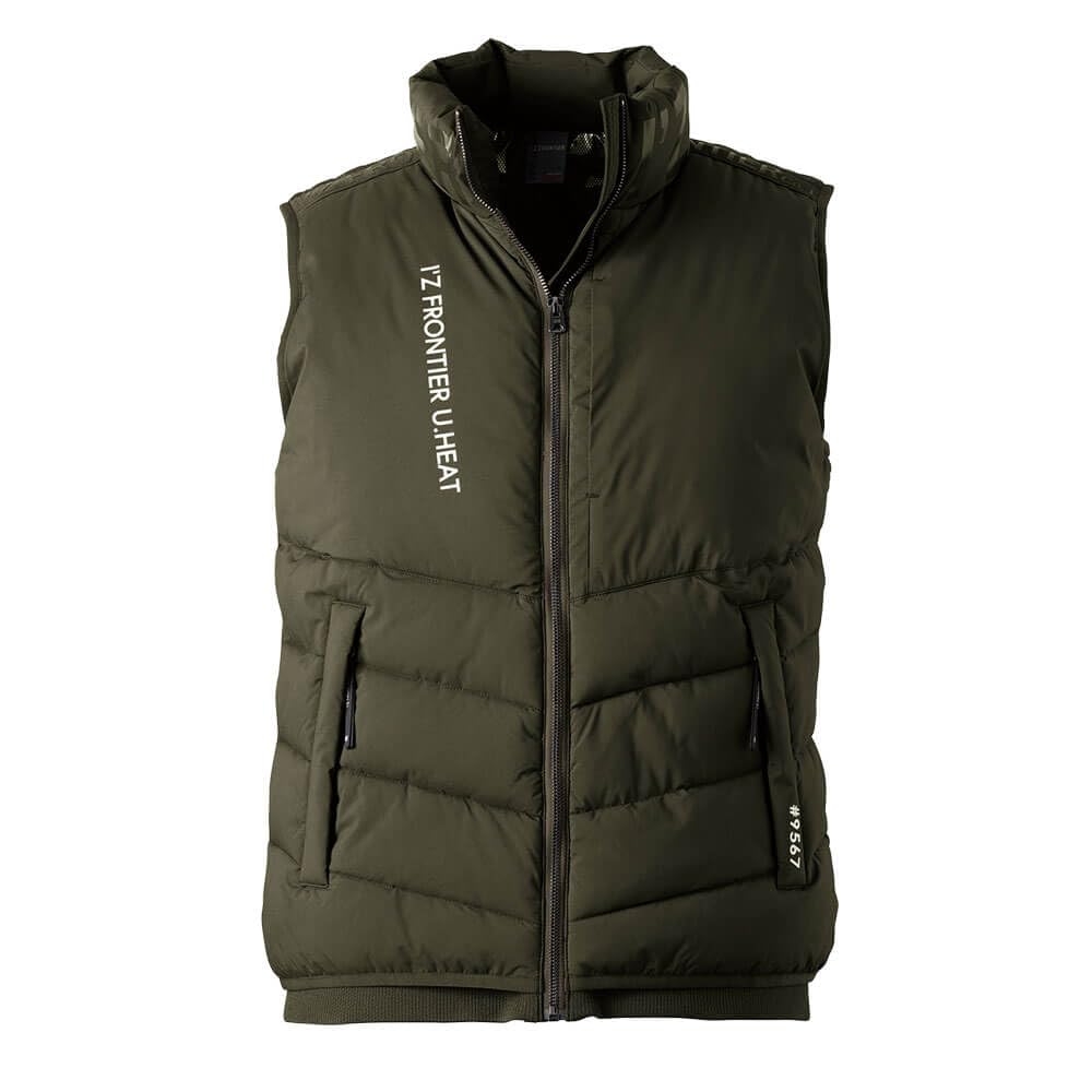 

Aluminum Thermal Ultimate Heat Cold Weather Vest 9567 M 10 Khaki [Eyes Frontier] Men s