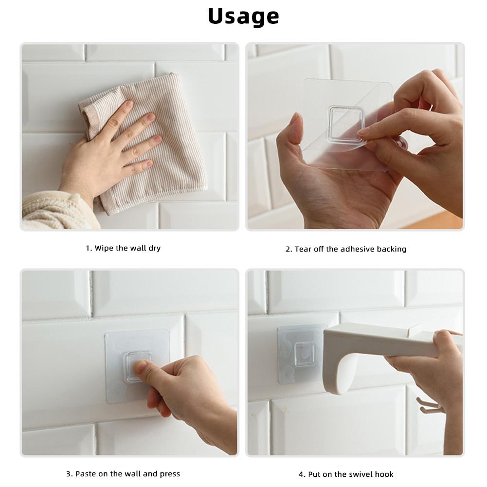 Kitchen Swivels Holder 360° Rotating Kitchen Utensil Hook For Soup Spoons